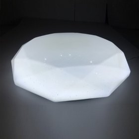 Lubinis LED šviestuvas SPECTOR LIGHT 17650S Tuya, 48W, 3000-6500K, 220-240V, 3600 lm, IP20, išmanusis, dimer., su pultu ir valdymu per programėlę, RGB, 510x510x100mm