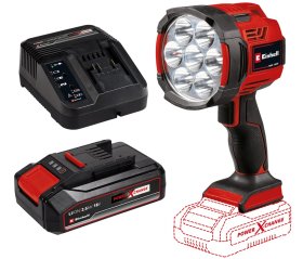 Akumuliatorinis prožektorius EINHELL TE-CL 18/2500 LIAC, 18 V, šviesos srautas 2500 lm, komplekte 1 x 2,5 Ah akumuliatorius ir kroviklis 