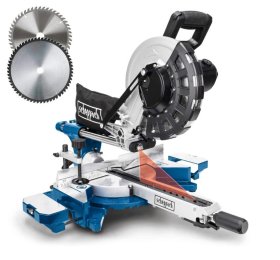 Elektrinės skersinio pjovimo staklės SCHEPPACH HM254 su papildomu disku