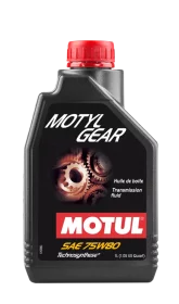 Transmisinė alyva MOTUL Moty Gear 75W80, pusiau sintetinė, benzininiams, dyzeliniams ir dujiniams varikliams, 1L, (105782)