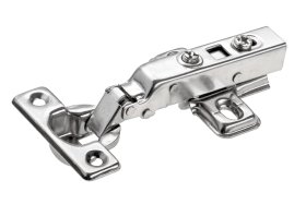 Baldinis lankstas HETTICH, greito montavimo, su integruotu tyliu pritraukimu, išorinis D26/HD52 dengtas nikeliu, 9240405