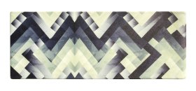 Kilimėlis RICCO Comfort, 45 x 120 cm, pilkos sp., 100% PVC, 785-200