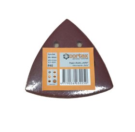 Šlifavimo lapeliai CORTEX Delta, 93 x 93 mm, 5 vnt., P40