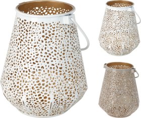 Žvakidė, su rankenėle, aukso arba baltos sp.