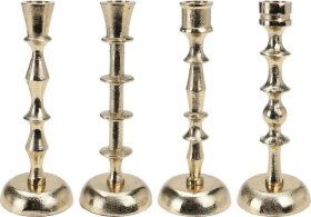 Žvakidė, auksinės sp., 4 skirtingų rūšių, iš aliuminio