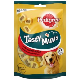 Skanėstas šunimas PEDIGREE Tasty Minis, su jautienos ir paukštienos skoniu, 155g