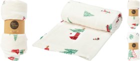 Pledas KALĖDOS, 150 x 120 cm, 2 skirtingi dizainai