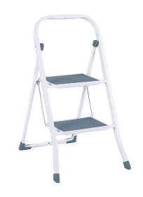 Kopėtėlės HERVIN EQUIPMENT, 2 pakopos, metalinės, spl pilka, 470 mm, SL-2122R-GREY