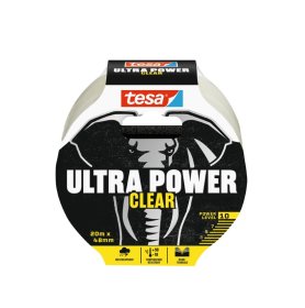 Juosta TESA 56497 Ultra Power, skaidri, 20m x 48mm