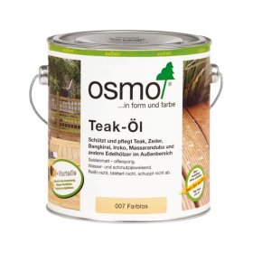 Aliejus terasoms OSMO Osmo 007, skaidrus, 2,5 l