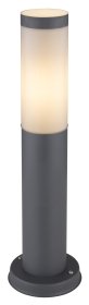 Lauko šviestuvas GLOBO Boston, E27, 1 x 23W, 230V, IP44, pastatomas, nerūdijančio plieno, antracito sp., 127 x 450 mm, 3158A