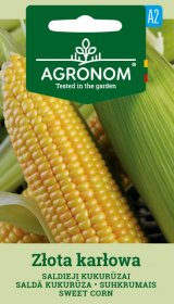 Daržovių sėklos, AGRONOM kukurūzai saldieji ZLOTA KARLOWA, 5 g.