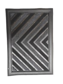 Kilimėlis RICCO Mars Silver, 45 x 65 cm, 100% guma, 838-001