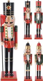 Statulėlė Spragtukas, mediena, 4 skirtingi dizainai, aukštis 50 cm