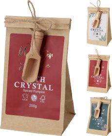 Vonios druska, 3 skirtingi kvapai: obuolys-cinamonas/prieskoninis apelsinas/prieskoninis moliūgas, 200 g