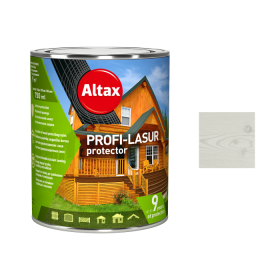 Medienos impregnantas ALTAX Profi-Lasur Protektor, 0,75 l, baltos sp.