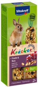 Skanėstas VITAKRAFT Kracker, gardėsis triušiams, su riešutais