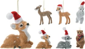 Eglutės žaisliukas Gyvūnai, 6 skirtingi dizainai, 1 vnt.