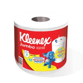 Popierinis rankšluostis KLEENEX Jumbo, 600 lap.