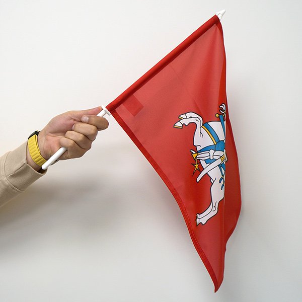 Lietuvos istorinė vėliavėlė, su koteliu, 30 x 50 cm