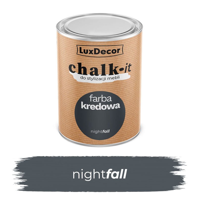 Kreidiniai dažai LUXDECOR Chalk-It, 750 ml, (07) Nightfall