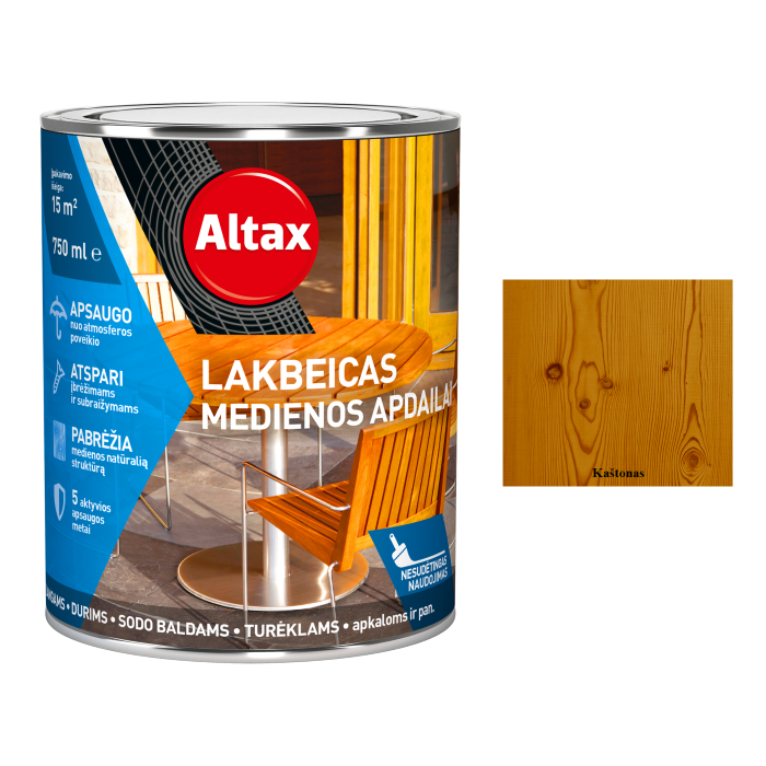 Lakbeicas Premium ALTAX, 750 ml, kaštono spalvos
