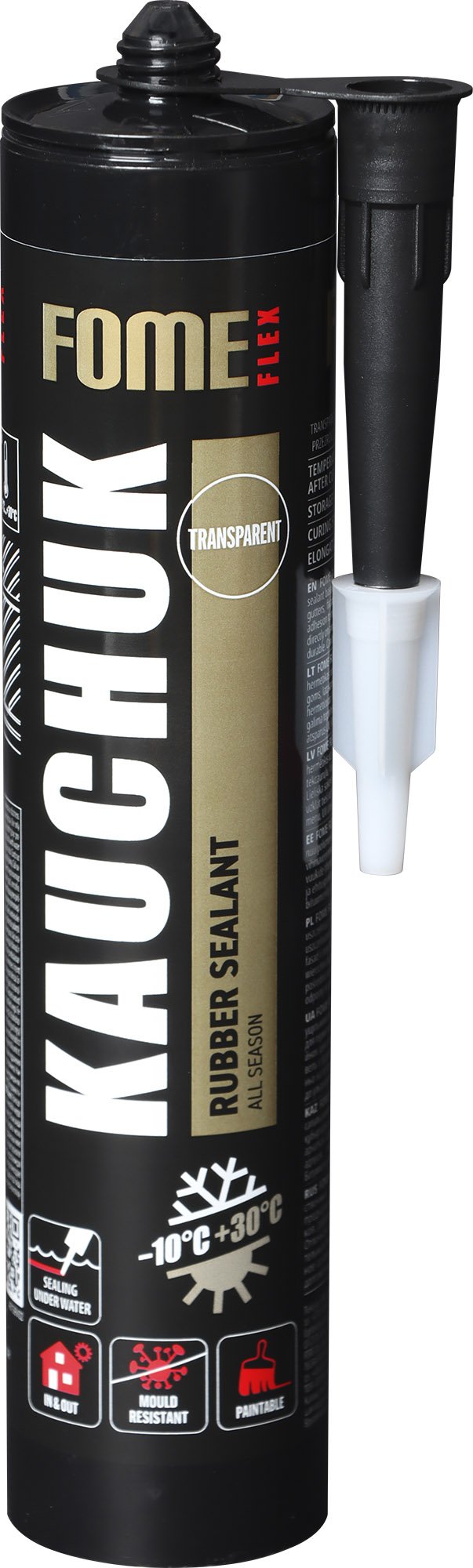 Hermetikas skaidrus FOME FLEX Kauchuk All Season, 300ml