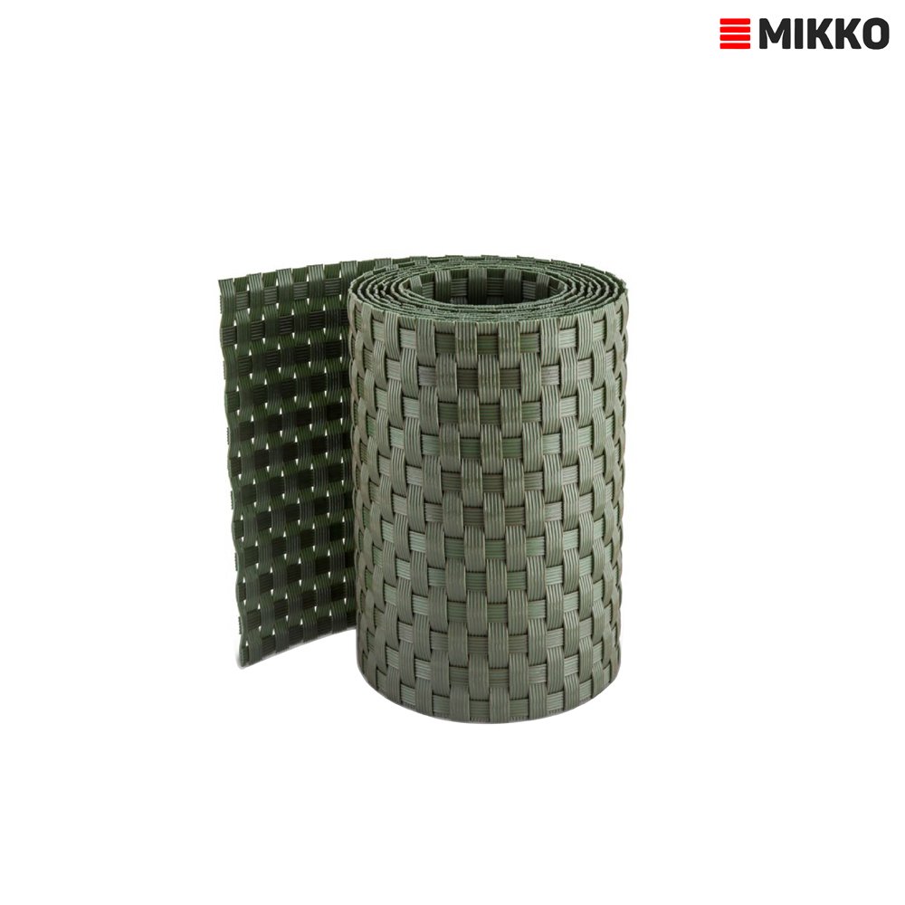 Tvoros juosta MIKKO, plotis 19 cm, ilgis 12,75 m, Rattan žalia spalva