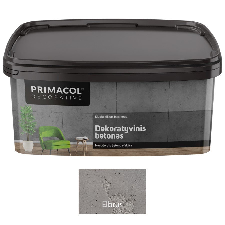Dekoratyvinis betonas PRIMACOL Elbrus, 8 kg