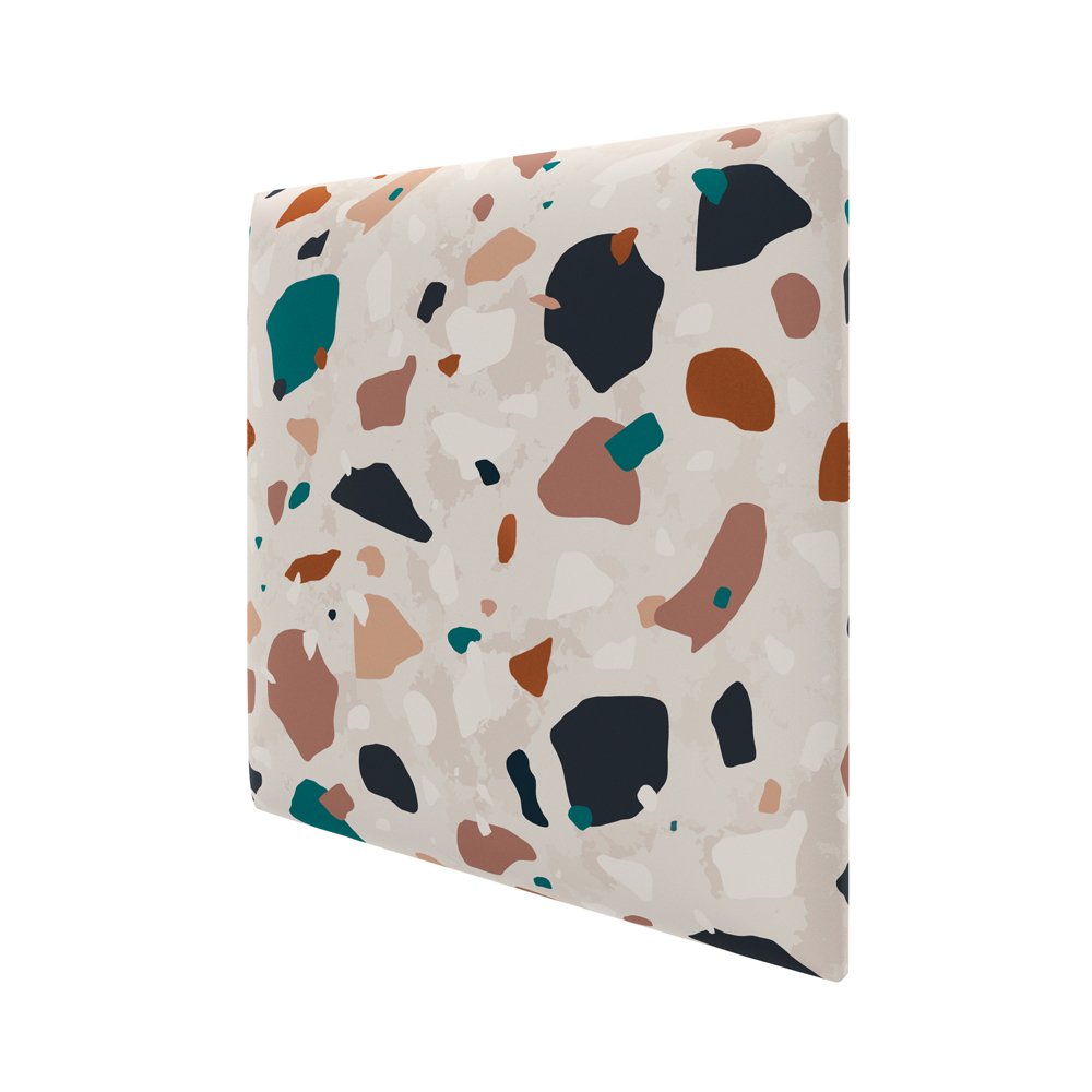 Sienų plokštė PUFFIN Print Pk, spl. Lastrico AK, 300x300x37 mm, dekoratyvinė, tekstilinė