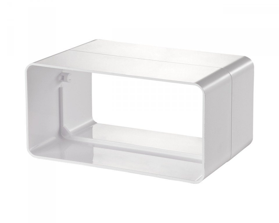 Ventiliacinė jungtis PLASTIVENT, 60 x 204, plastikinė, balta, 818P