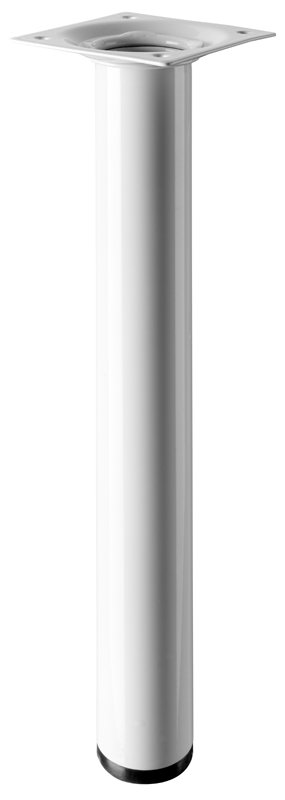 Baldų koja HETTICH, reguliuojama, balta spl., d-30 mm, 250 mm, 1138