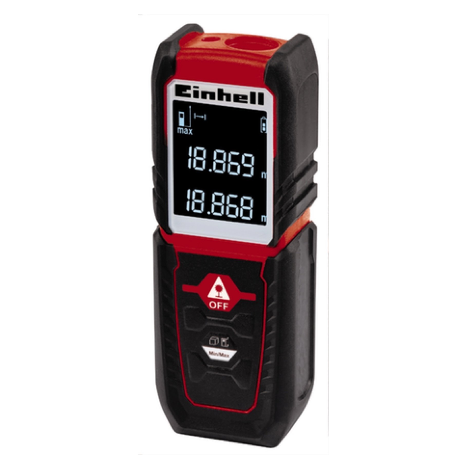 Lazerinis atstumų matuoklis EINHELL TC-LD 25, darbinis atstumas 0,05-25 m, paklaida 3 mm/m.