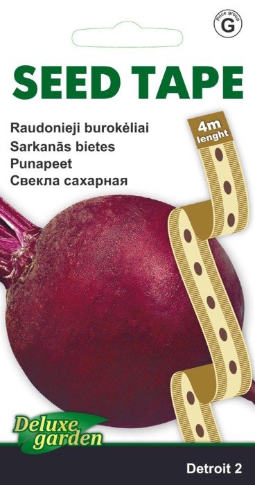 Daržovių sėklos, burokėliai raudonieji Detroit 2, 4 m, 0903, G