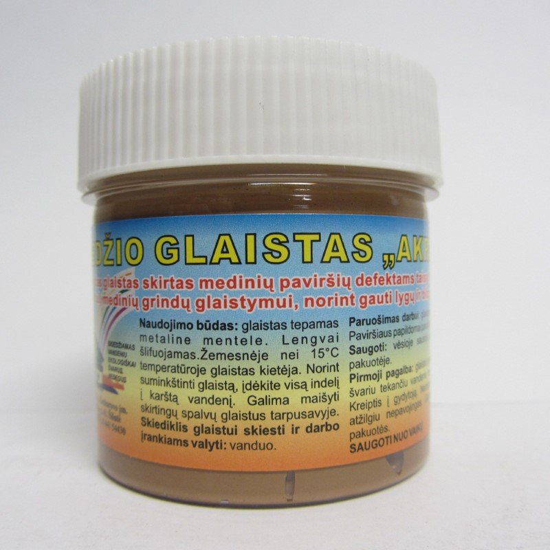 Medienos glaistas AKRILEN, riešuto sp., 200 g