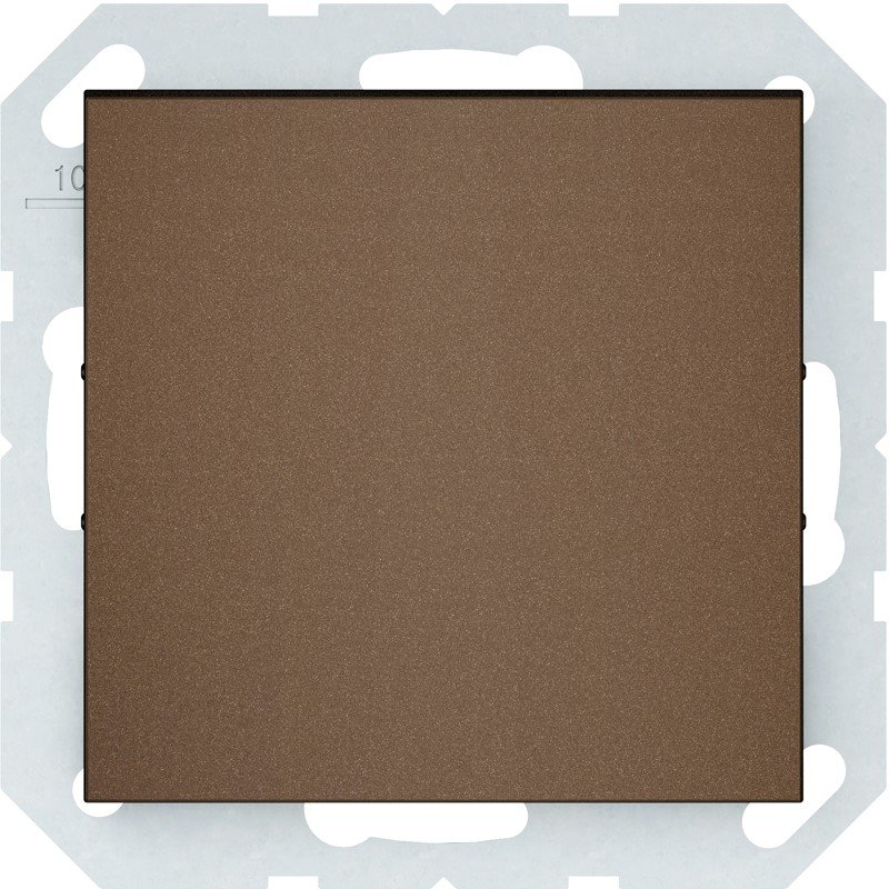 Perjungiklis VILMA Qr1000 P710-010-02, 1 klavišo, įleidžiamas, kryžminis, mocha sp.
