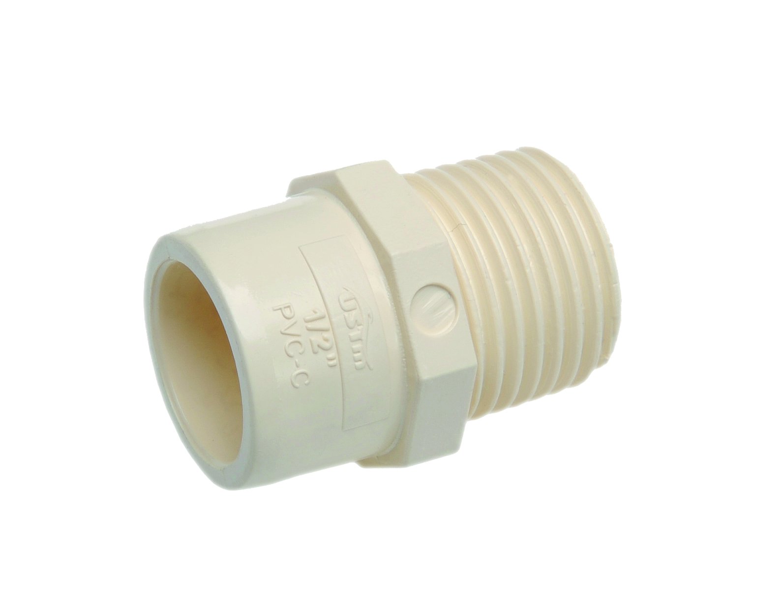 Sujungimas USTM CPVC, 1/2" iš.sriegis, 50405