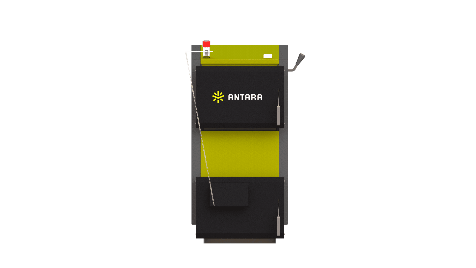 Kieto kuro, apatinio degimo katilas ANTARA K-12 MT D, dešininis, 12kW