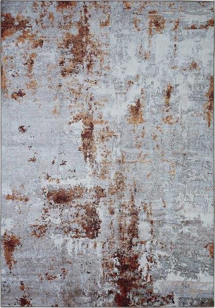 Kilimas LAGO, 160 x 230 cm, pilka-rūdžių spalva, plaunamas, sulankstomas, 700284