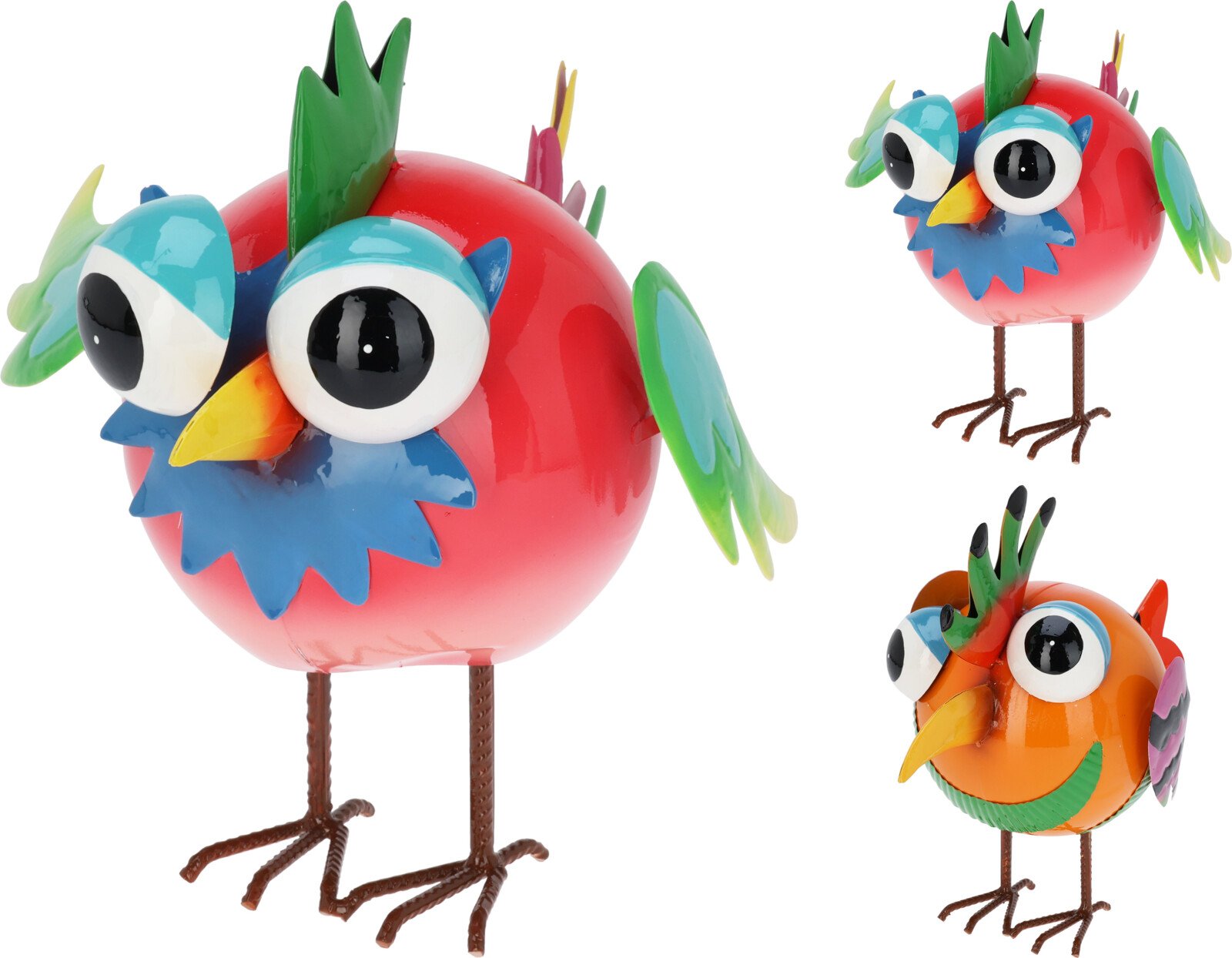 Sodo dekoracija PAUKŠTELIS, metalinis, 2 skirtingų dizainų, 23 x 18 x 22,5 cm.