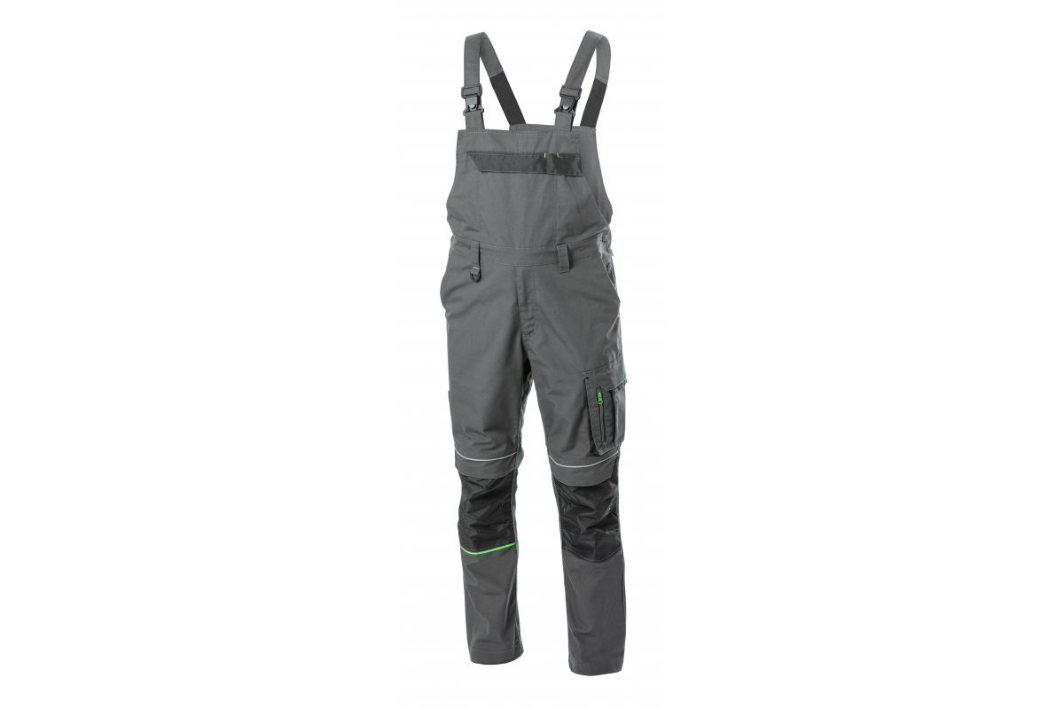Puskombinezonis HOGERT WORKWEAR Lemberg, 65% poliesteris, 35% medvilnė, pilka spalva, XL (54) dydis, CE