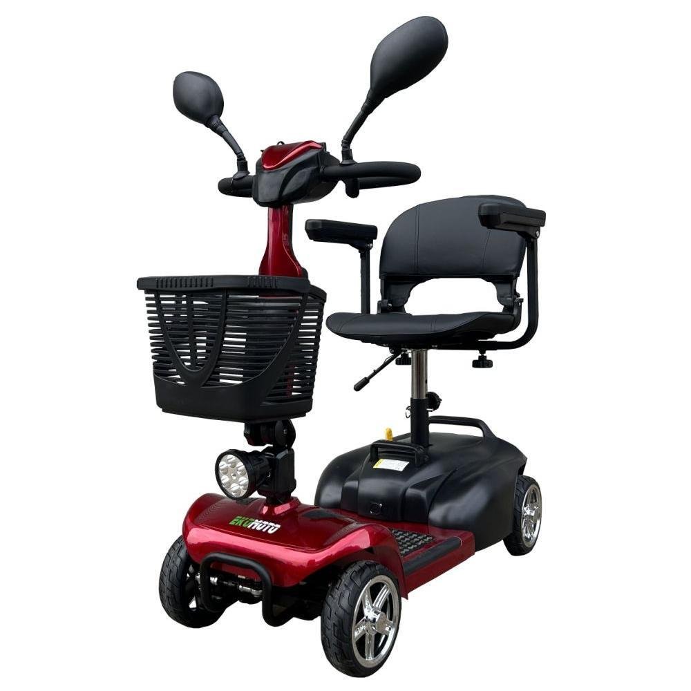 Elektrinis skuteris EKOMOTO X01, sulankstomas, raudonas, 12 Ah ličio baterija