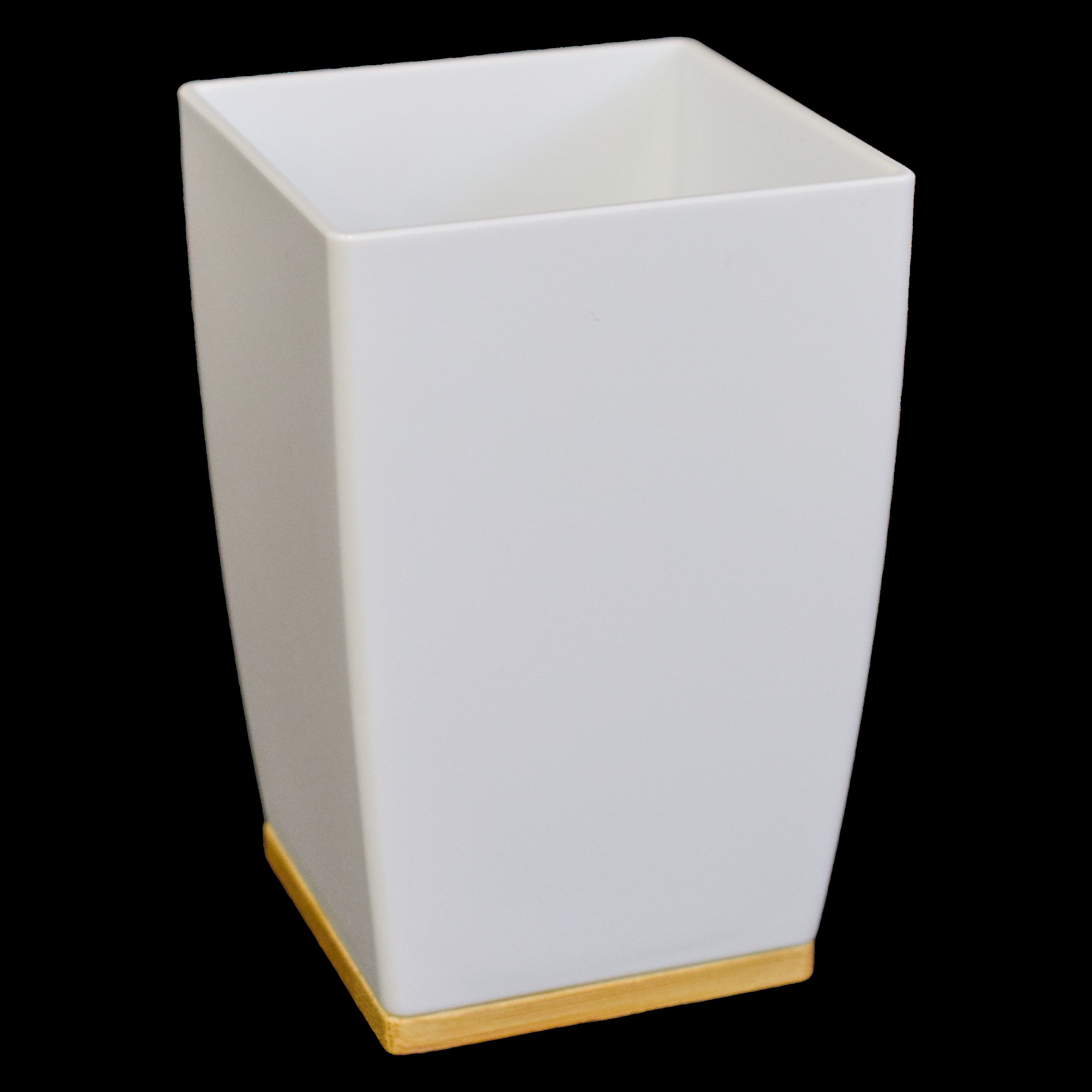 Stiklinė SEPIO Valencia, pastatoma, ABS + bambukas, baltos spl.