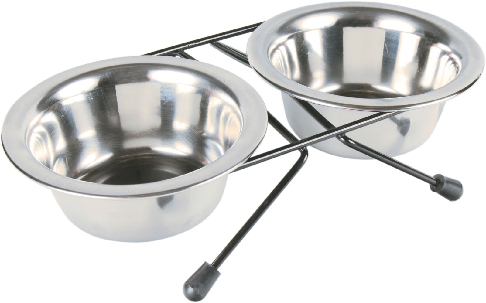 Dubenėlių rinkinys augintiniams TRIXIE , metaliniai, 2x0.45 l, 13 cm-28x6x15 cm
