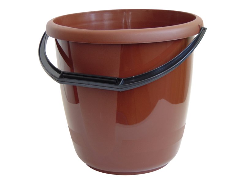 Plastikinis kibiras ARTGOS Delta, 12 l, įvairių spalvų