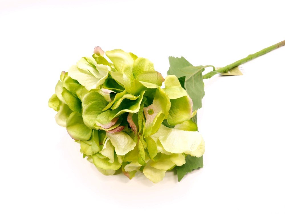 Dirbtinė gėlė hortenzija NOVELLY HOME DY13-6A, žalios sp., 64 cm