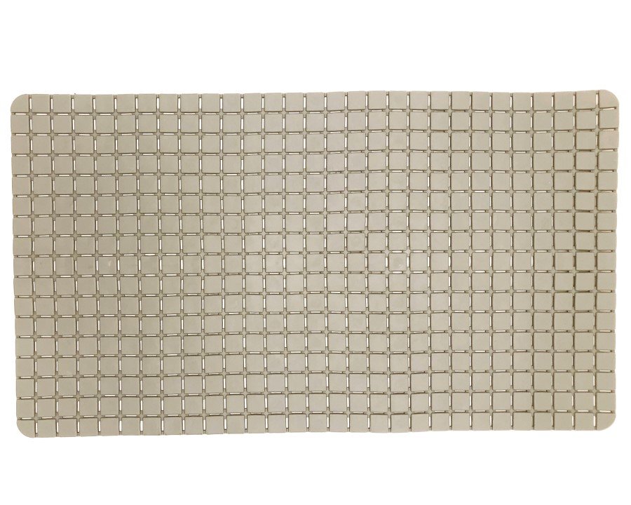 Vonios kilimėlis BENEDOMO, 70 x 39 cm, su siurbtukais, PVC, rusvai žalsvos spalvos