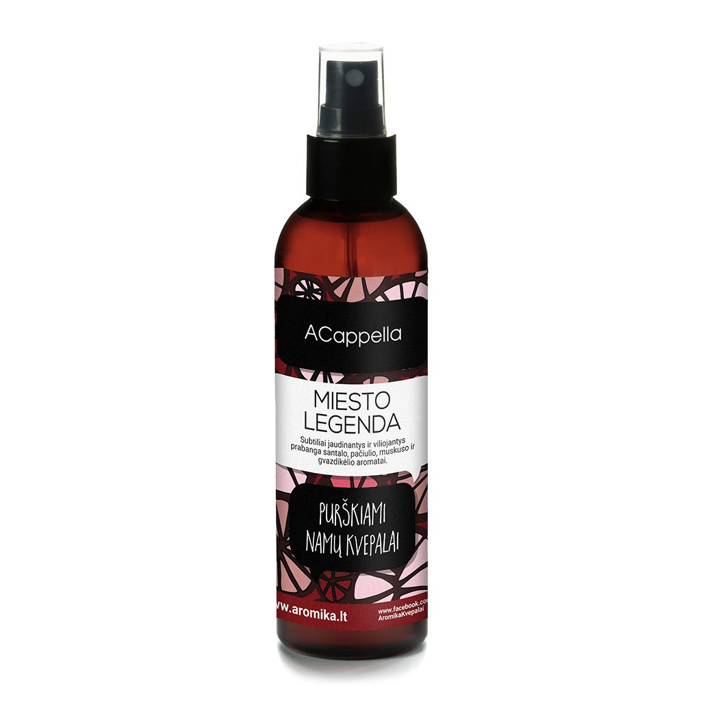 Purškiamas namų kvapas ACAPPELLA Miesto Legenda, 200 ml