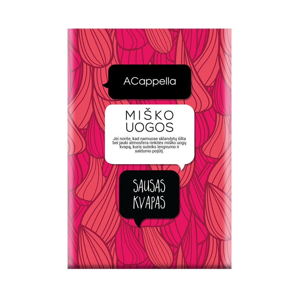 Sausas namų kvapas ACAPPELLA Miško Uogos, 70 g