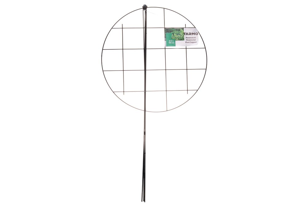 Metalinė gėlių atrama TARMO, juoda, 57x105cm.